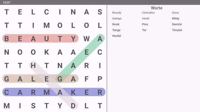Word Game: Word Search Deluxe | Multilingual word search game for all ages | Android App | TRKYE смотреть онлайн