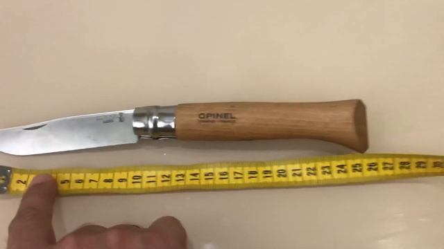 Opinel N12 Французский складной нож. Нержавеющая сталь. Рукоятка из бука / French Pocket Knife смотреть онлайн