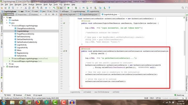 Android app sign-in using AWS Cognito tutorial смотреть онлайн