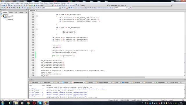 C++ SDL2 Урок 10 - Пишем таймер и счетчик FPS смотреть онлайн
