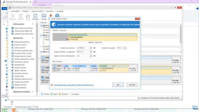 Expandir Partición y Aumentar Espacio 𝗖 Windows 10 /11 ⚡【SÚPER FÁCIL】 смотреть онлайн