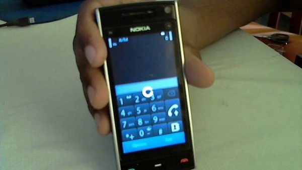 Nokia X6 with Symbian anna CFW. Turtorial and download links in the discription!!