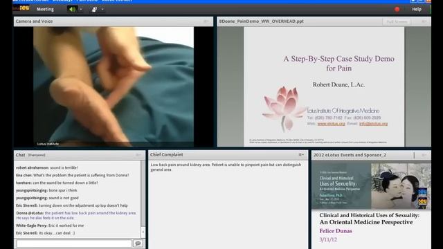 Balance Method Acupuncture Demo 1/5 By Robert Doane -- Acupuncture Continuing Education Online