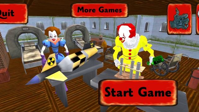 Clown Brothers Neighbor Escape 3D - All Clown Dialogues From Menu - Secret Words смотреть онлайн
