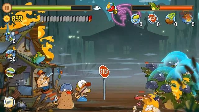 Swamp Attack - Episode 9. Level 10 Gameplay Android walkthrough смотреть онлайн