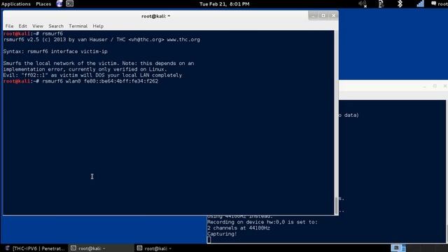 rsmurf6 – Smurf Attack a Target Completely Flooding the LAN / IPv6 Exploit [Kali Linux] смотреть онлайн