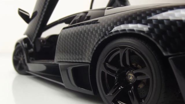 LAMBORGHINI MURCIELAGO LP640 - NERO ALDEBARAN BLACK CARBON V12 AUTOart 1:18 Die Cast Models смотреть онлайн
