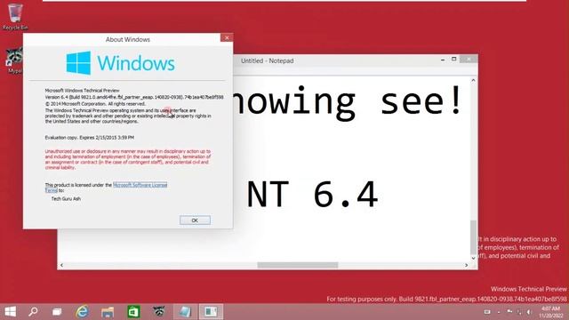 Revisiting Windows 10 Technical preview ( build 9821 ) in 2022 смотреть онлайн