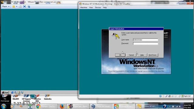 Windows NT 4 0 Workstation SP6 Vmware Vs Virtualbox смотреть онлайн
