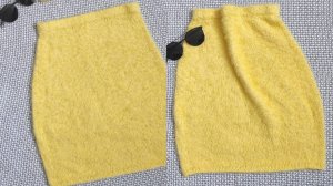 Как связать базовую юбку спицами.