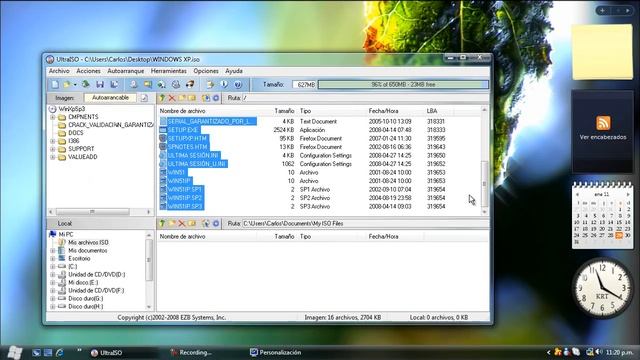 Como grabar una imagen ISo con Ultraiso смотреть онлайн