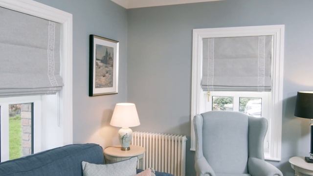 Dressing Sitting Room Windows with Roman Blinds смотреть онлайн
