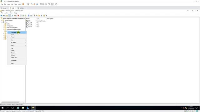 Delegate Unlock user permission in Windows Server 2016 смотреть онлайн