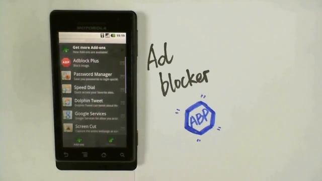 Adblocker - Dolphin Browser HD new alluring add-on смотреть онлайн