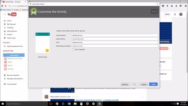 Beginners Android Studio Tutorial - 3 Project Creation and Removal смотреть онлайн