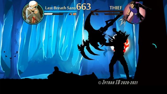 Last Breath Sans Vs Thief | Latest Fighting Games | Shadow Fight 2 Gameplay {Android , Ios Gameplay смотреть онлайн
