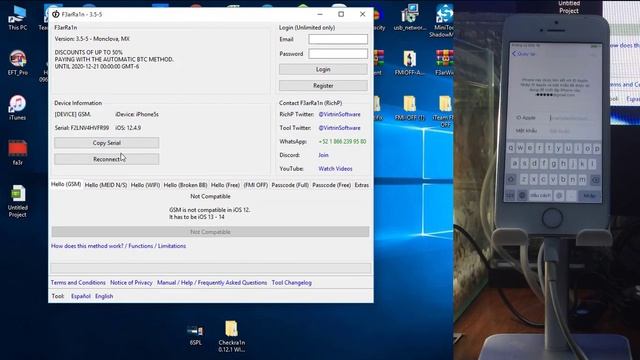 [13] Tool F3arWin| FREE UNTETHERED (Tăt nguồn) - Passcode | Hieu iadun смотреть онлайн