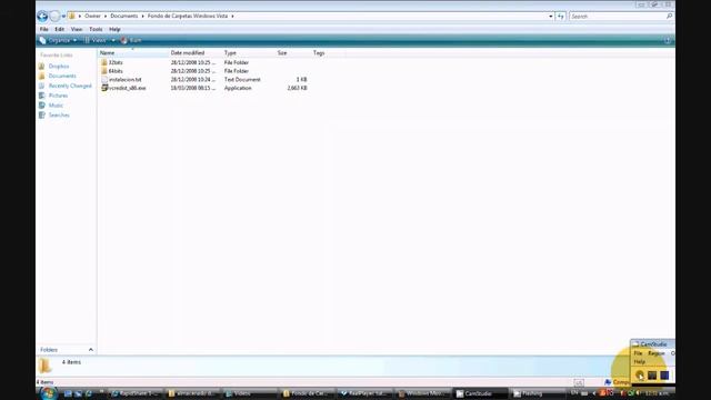 Como poner fondo a un folder o carpeta windows vista fácil смотреть онлайн