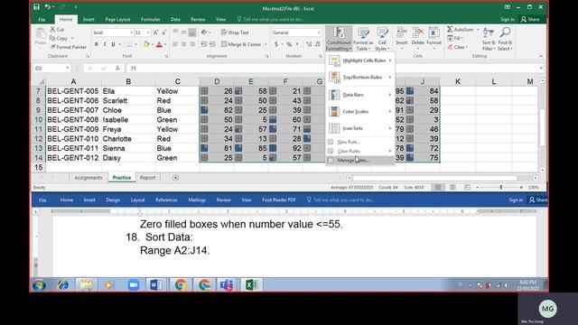 Sửa Mocktest 2 MOS Excel 2013 смотреть онлайн
