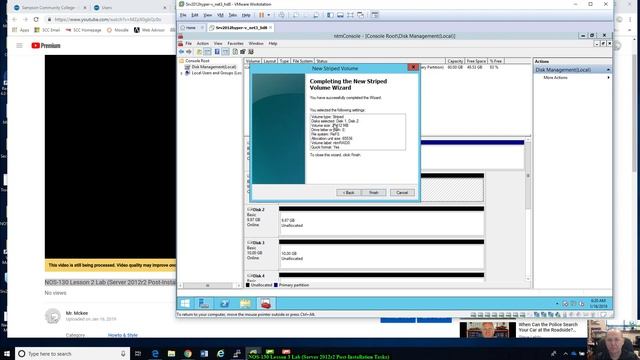 NOS-130 Lesson 3 Lab (Server 2012r2 Post-Installation Tasks) смотреть онлайн