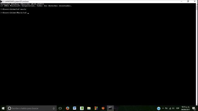 Como usar CMD/MS-DOS Windows Vista/7/8/10 comandos cd y dir смотреть онлайн