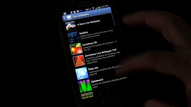 Ephemeral Live Wallpaper for Android - Beautiful Simple Background - Review & Demo смотреть онлайн