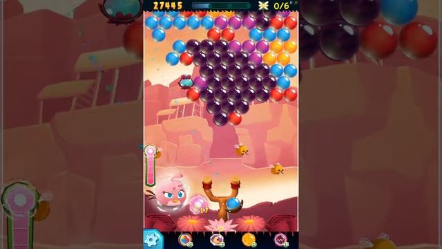 Angry Birds Stella Pop Level-1945 Non PowerUp Walkthrough For Android & iOS смотреть онлайн
