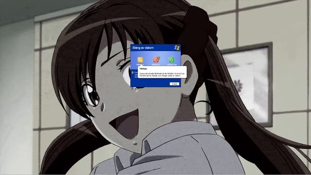 Windows XP shutdown with update in welcome screen (Swedish) смотреть онлайн