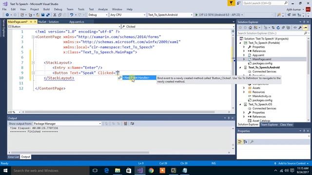 How To Text To Speech In Xamarin Forms tutorial 7 смотреть онлайн