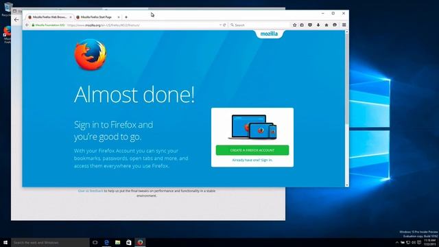Installing Firefox on a clean Windows 10 install смотреть онлайн