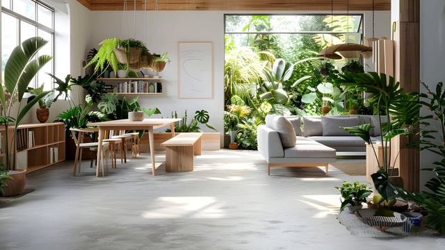 Modern and Cozy Nordic Living: Indoor Garden Ideas for Scandinavian Home Interiors смотреть онлайн