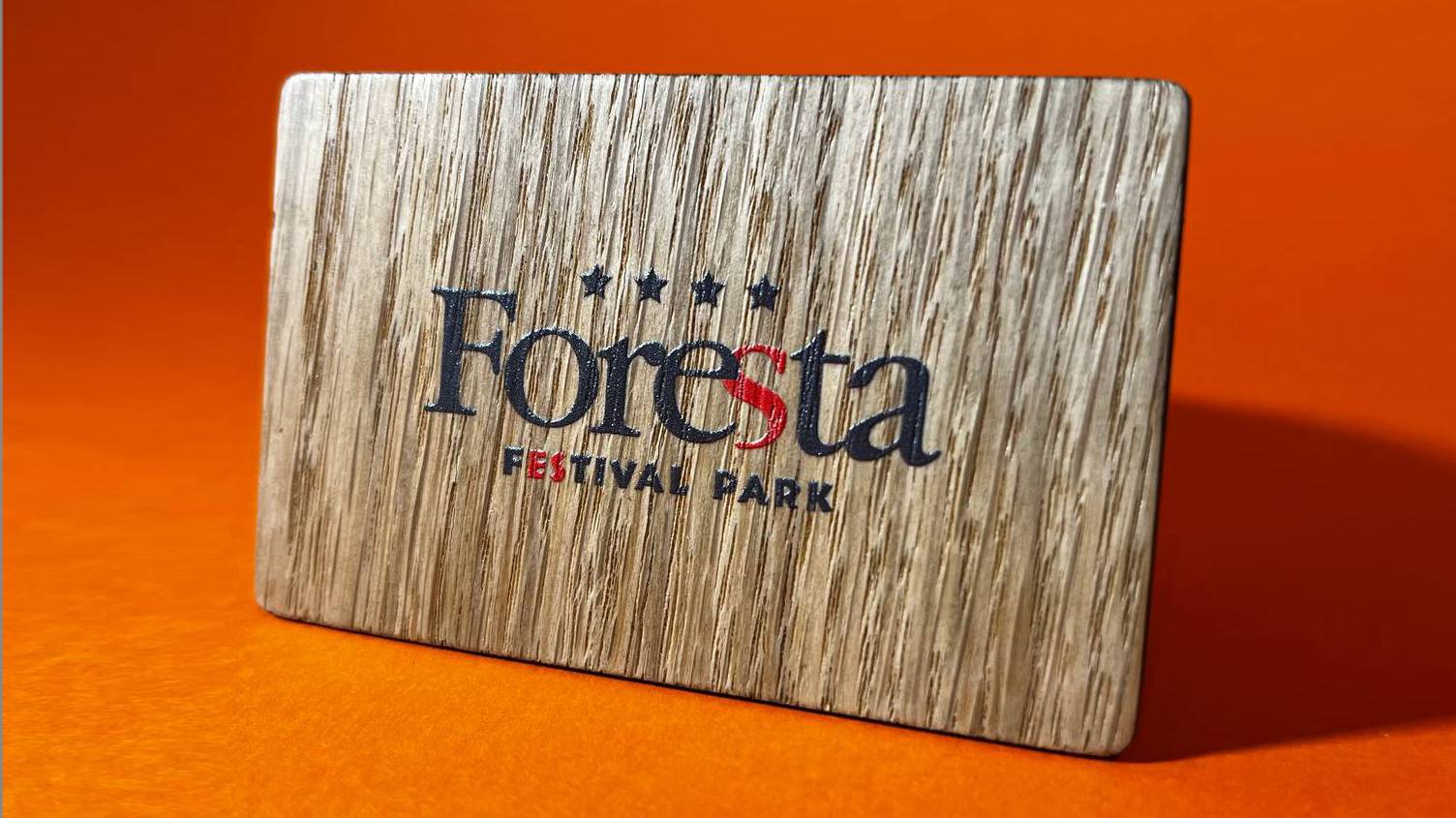 Деревянная карта-ключ для отеля