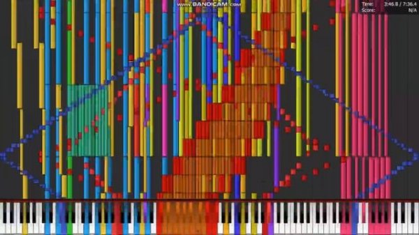 [Black Midi] Bad apple v7 extended, 16.9 Million Notes, Carlos S M and others. (Legit run)