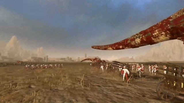 Artillery of the Empire VS 19 Carnosaurs - Total War: Warhammer 2 смотреть онлайн