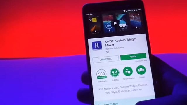 Best Android Widget App - Kustom Widget Maker 😍 ! смотреть онлайн