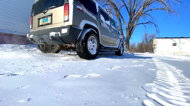Hummer H2 Extreme Cold Start -4 F Feels like -29F! смотреть онлайн