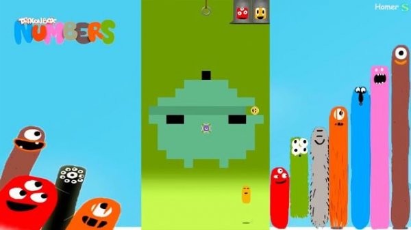 The best Puzzles of Monsters - DragonBox: Numbers (iPad, iPhone, Android). Fun game for kids.