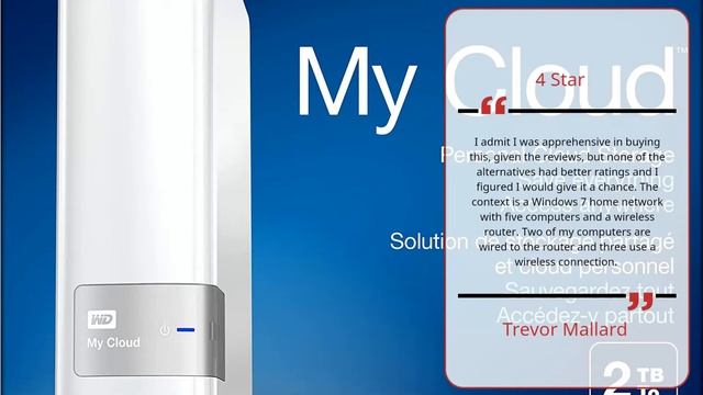 WD 2TB My Cloud Personal Network Attached Storage NAS WDBCTL0020HWT NESN,White смотреть онлайн