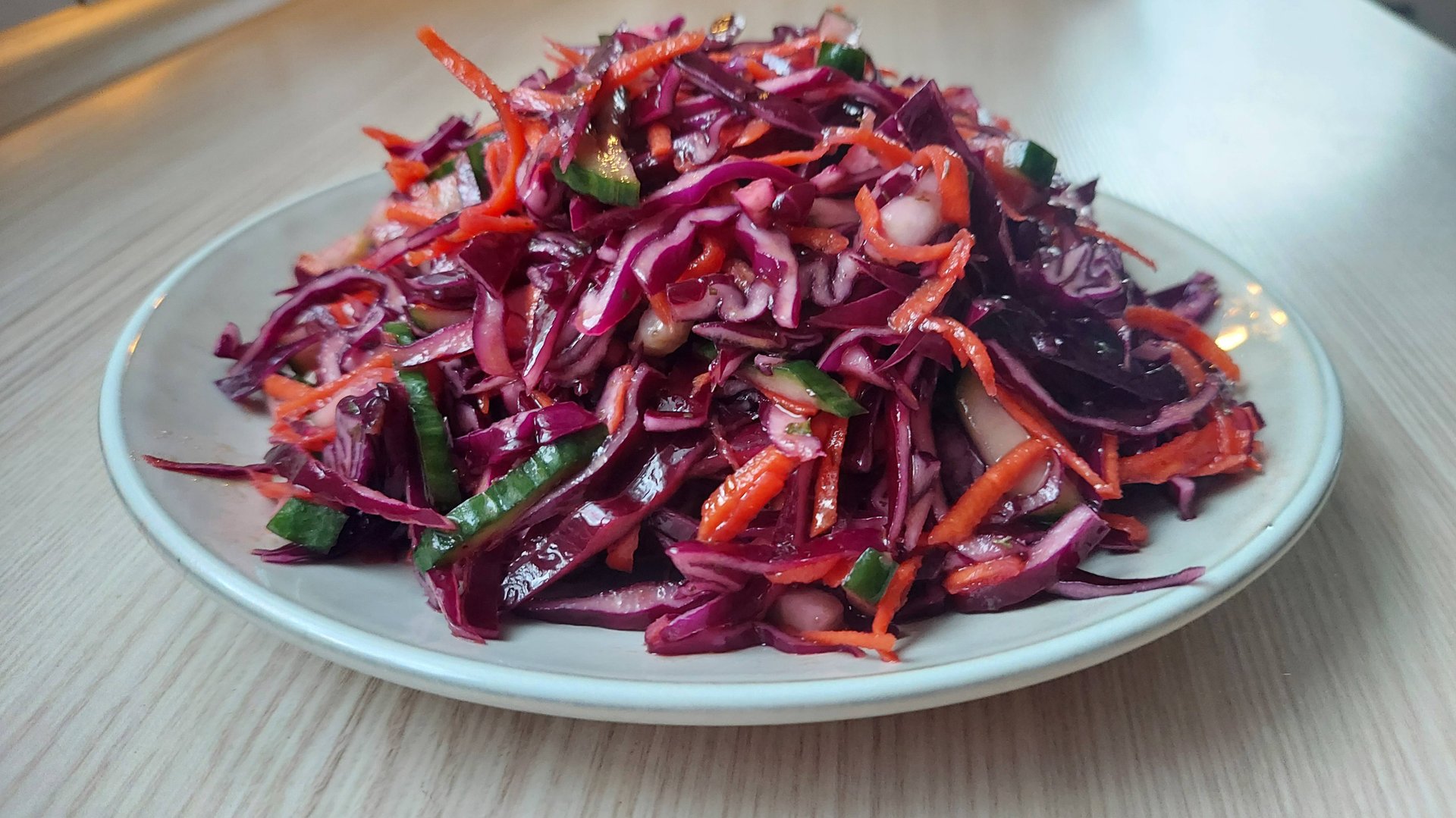 Полезный салат из (красной) краснокочанной капусты за 5 минут! смотреть онлайн