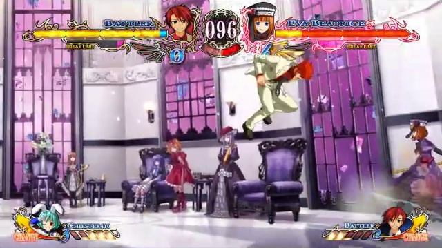 Umineko Ougon Musou Kyoku 黄金夢想曲 - Gameplay. Chiesta410-Battler VS Eva Beatrice-Battler смотреть онлайн
