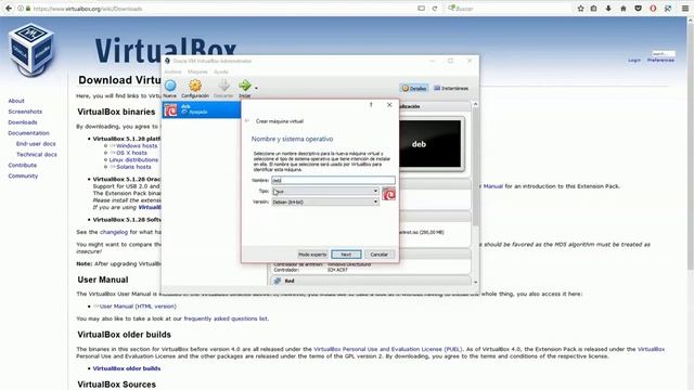Configurar y Descargar VirtualBox Básico para instalar Debían 9 смотреть онлайн