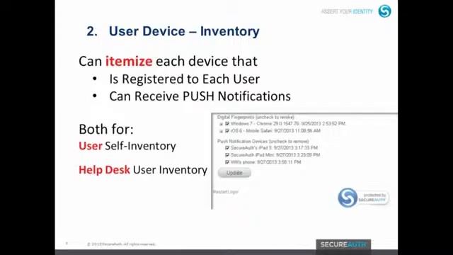 SecureAuth IdP PUSH Notification Authentication смотреть онлайн
