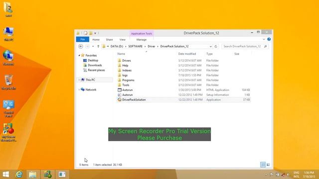 how to install DriverPack Solution on window 8 & 7 смотреть онлайн