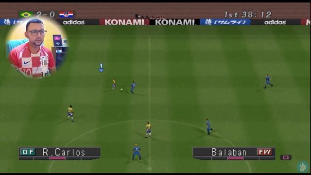 Winning Eleven 2002 (PS1) Amistoso #23 Brasil 2x2 Croácia смотреть онлайн