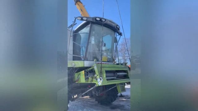 DokaGene Новый зерноуборочный комбайн Claas Tucano 580 смотреть онлайн