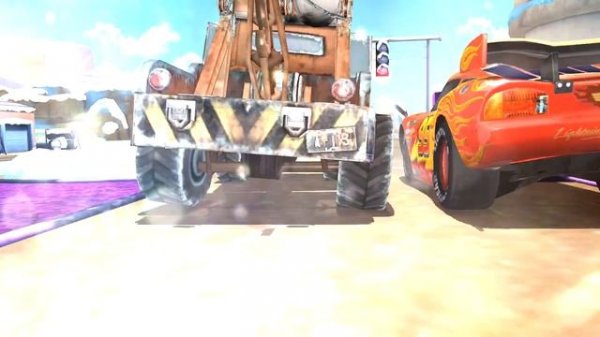 Disney Pixar Cars Fast as Lightning - Mater vs Lightning McQueen