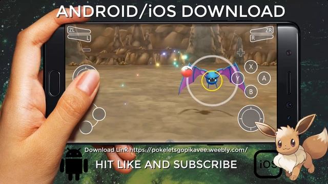 [4.5GB] Pokemon Let's Go Eevee APK & OBB Download For ANDROID