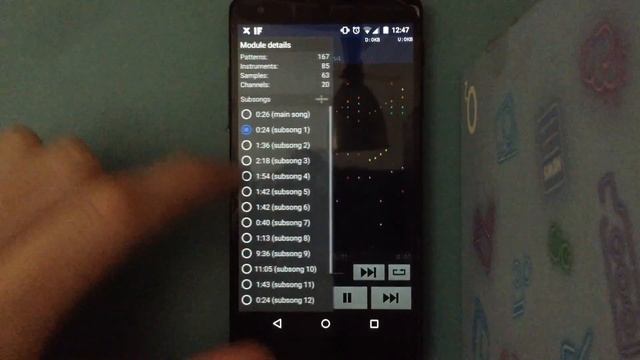 xmp-android Piano Roll Pattern Viewer смотреть онлайн