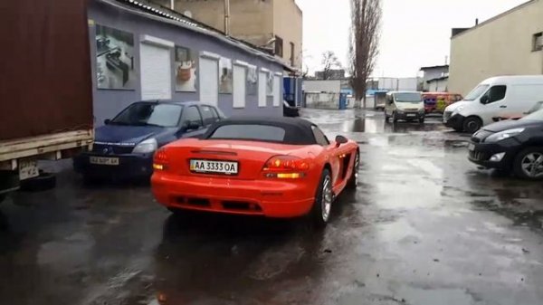 Легендарный Додже Вайпер ген3 v10 8.3л полный выхлоп Belanger